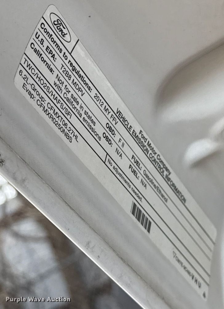 image for item ES5888 2012 Ford F250 Super Duty Crew Cab pickup truck