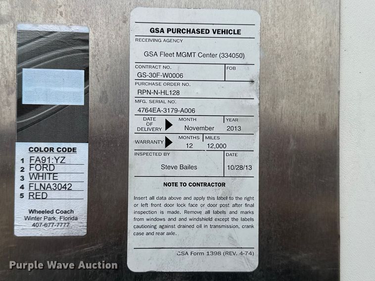 image for item ES5921 2014 Ford F450 Super Duty ambulance