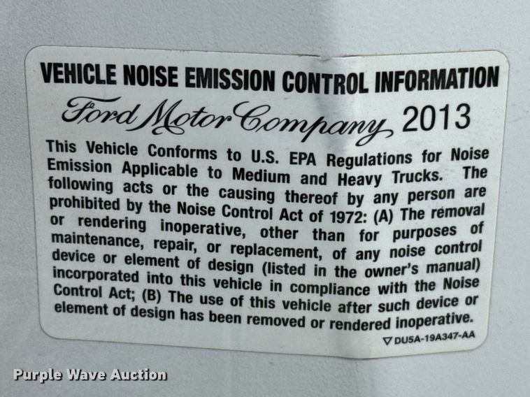 image for item ES5921 2014 Ford F450 Super Duty ambulance