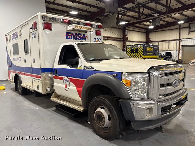 image for item ES5922 2013 Ford F450 Super Duty ambulance