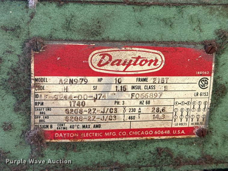 image for item ES5925 Speedaire 3Z243C air compressor