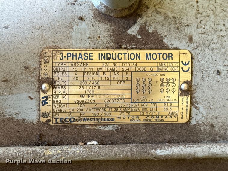 image for item ES5926 Gardner-Denver EJB0DB air compressor