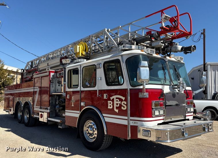image for item ES8553 2013 E-one Cyclone ladder fire truck