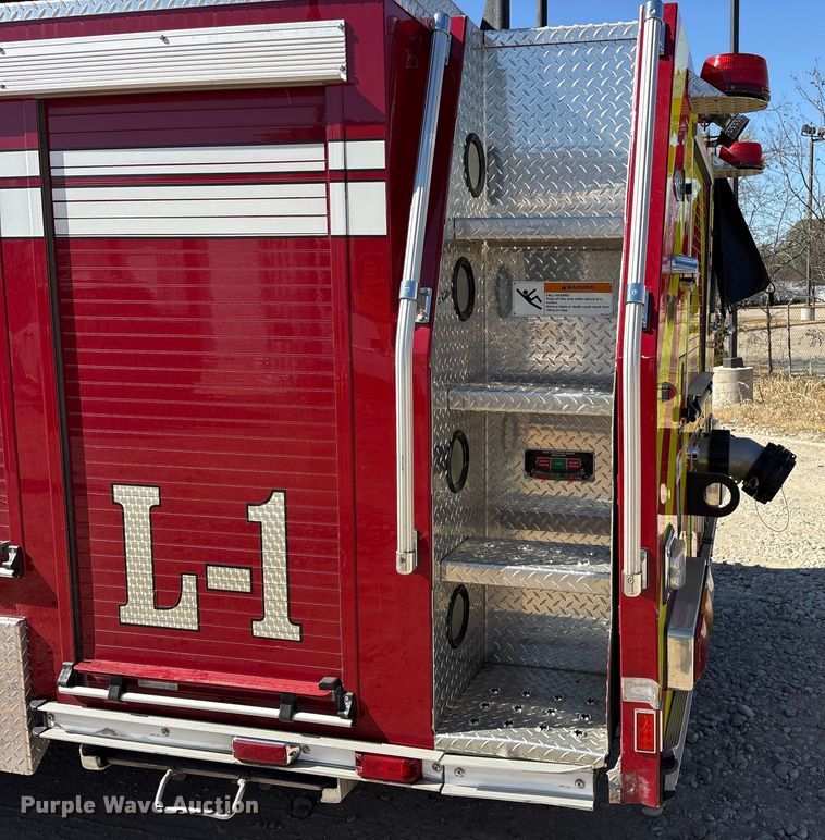 image for item ES8553 2013 E-one Cyclone ladder fire truck