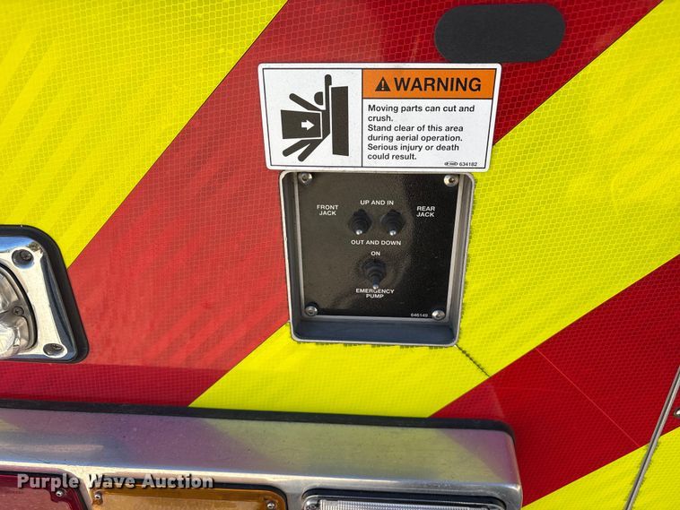 image for item ES8553 2013 E-one Cyclone ladder fire truck