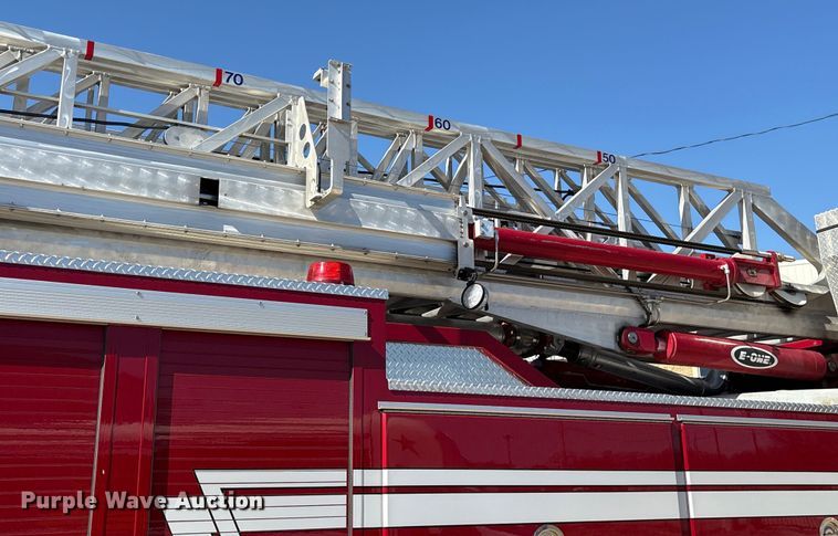 image for item ES8553 2013 E-one Cyclone ladder fire truck