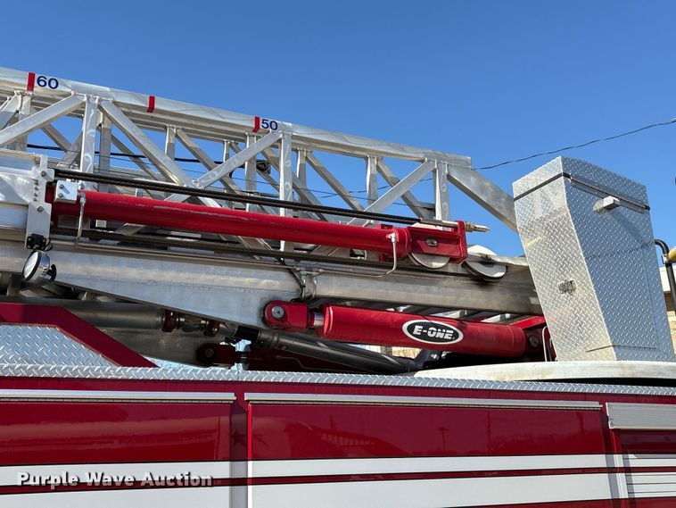 image for item ES8553 2013 E-one Cyclone ladder fire truck