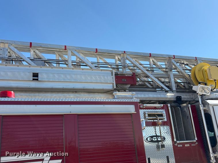 image for item ES8553 2013 E-one Cyclone ladder fire truck