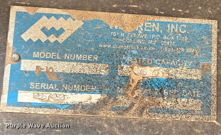 image for item ES8590 2013 Freightliner Business Class M2 dump truck