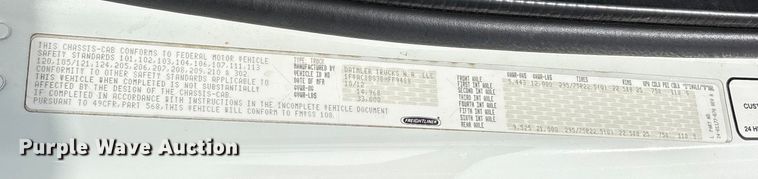 image for item ES8590 2013 Freightliner Business Class M2 dump truck