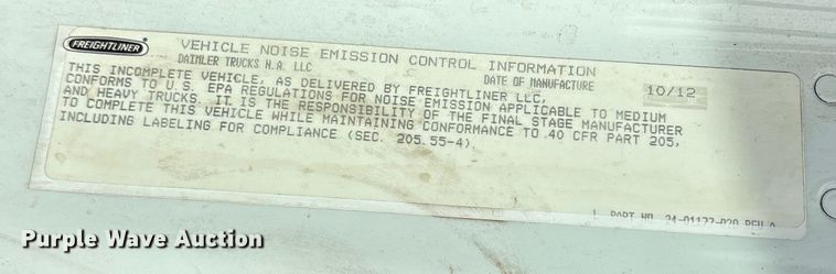 image for item ES8590 2013 Freightliner Business Class M2 dump truck