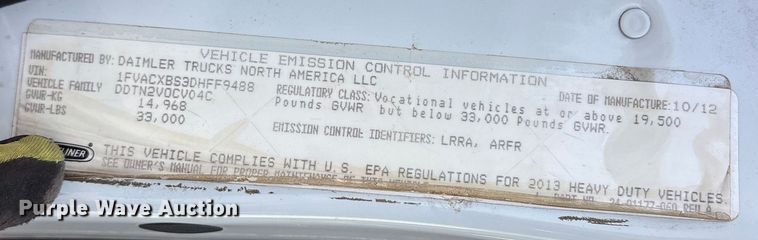 image for item ES8590 2013 Freightliner Business Class M2 dump truck