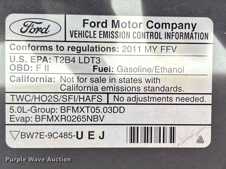 image for item ES8604 2011 Ford F150 Crew Cab pickup truck