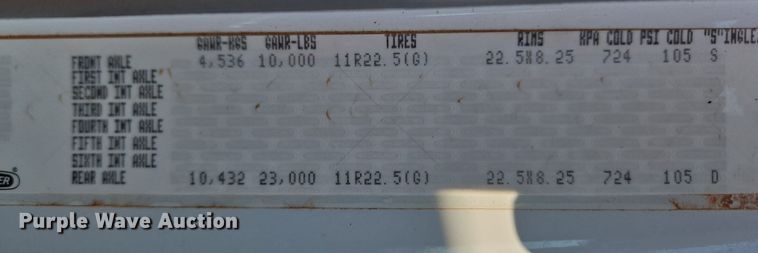 image for item ET1222 2006 Freightliner M2 refuse truck