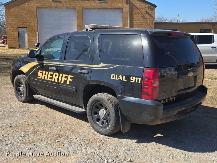 image for item ET1286 2013 Chevrolet Tahoe Police SUV