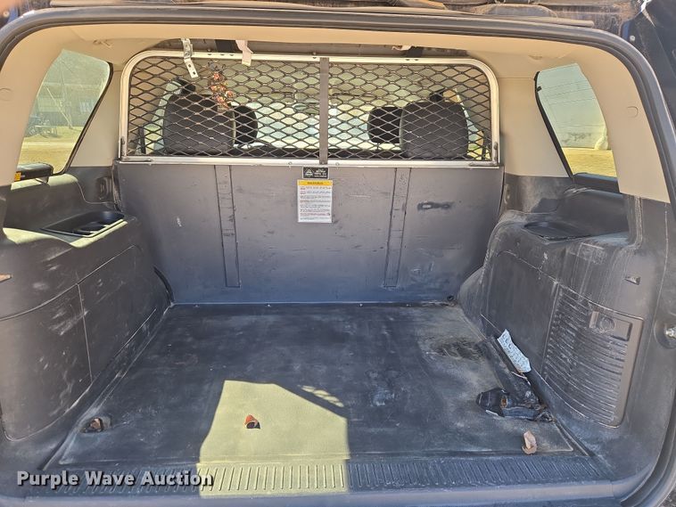 image for item ET1286 2013 Chevrolet Tahoe Police SUV