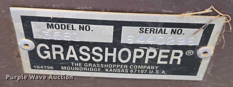 image for item ET1379 Grasshopper 3561 ZTR lawn mower