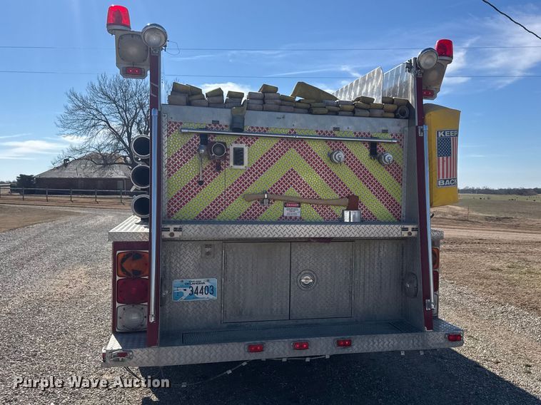 image for item ET1577 1990 Mack MC690CS pumper fire truck