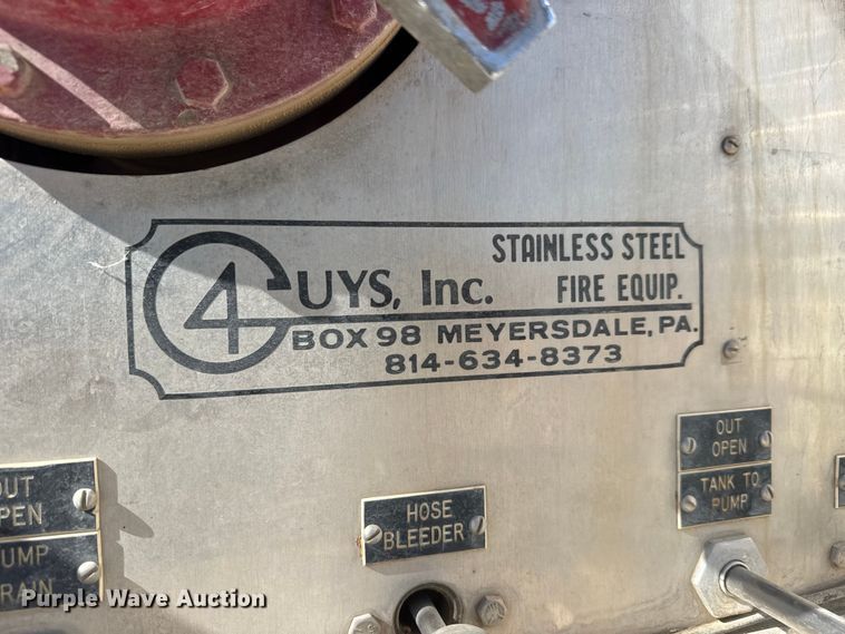 image for item ET1577 1990 Mack MC690CS pumper fire truck