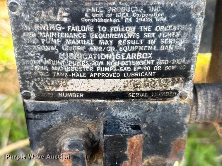 image for item ET1579 Hale PTO pump