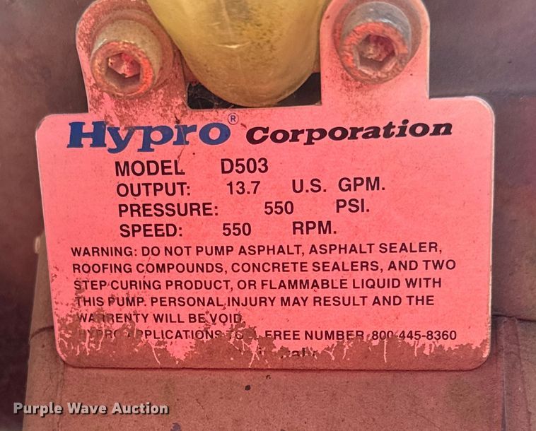 image for item ET1580 Marco brush fire skid unit 