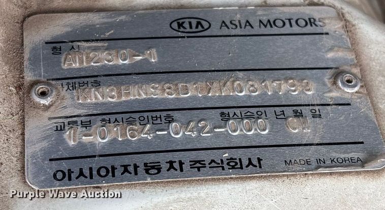 image for item ET4079 1999 Metro Metro van