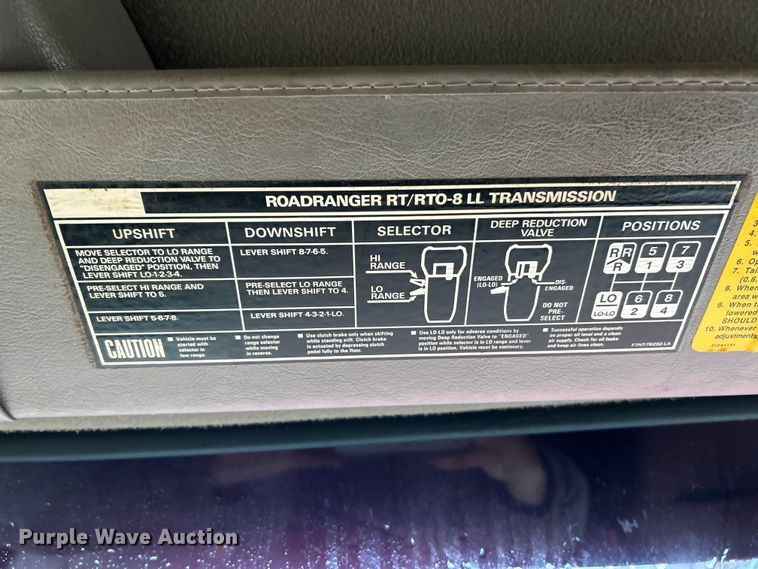 image for item ET6691 1999 Sterling Truck L9511 dump truck