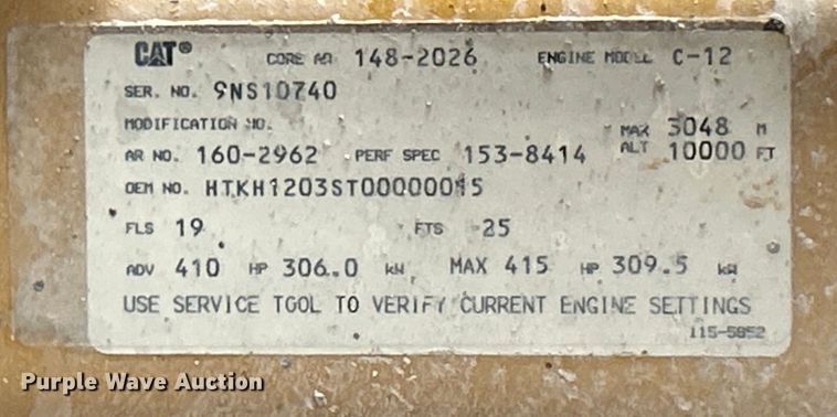 image for item ET6691 1999 Sterling Truck L9511 dump truck