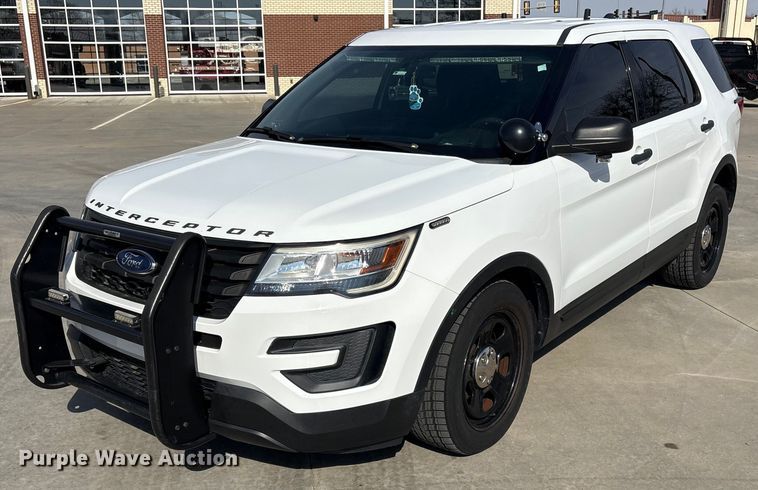 image for item EV2694 2018 Ford Explorer Police interceptor SUV