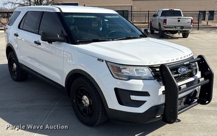 image for item EV2694 2018 Ford Explorer Police interceptor SUV