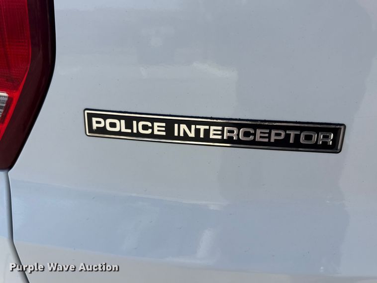 image for item EV2694 2018 Ford Explorer Police interceptor SUV