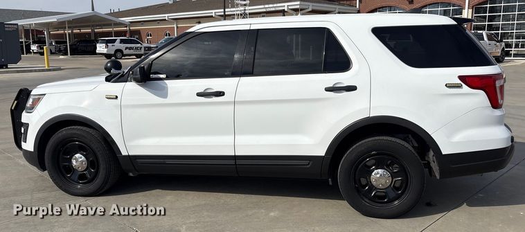 image for item EV2695 2018 Ford Explorer Police interceptor SUV