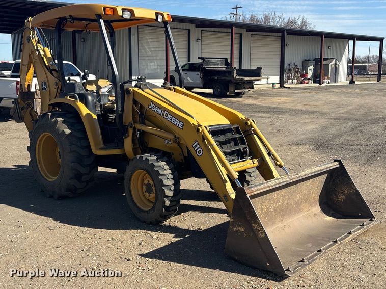 image for item EV2744 2008 John Deere 110 backhoe