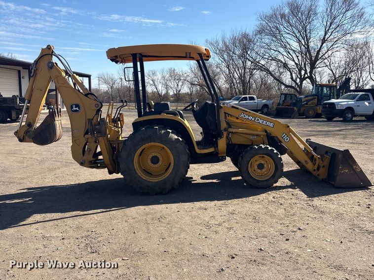 image for item EV2744 2008 John Deere 110 backhoe