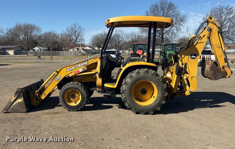 image for item EV2744 2008 John Deere 110 backhoe