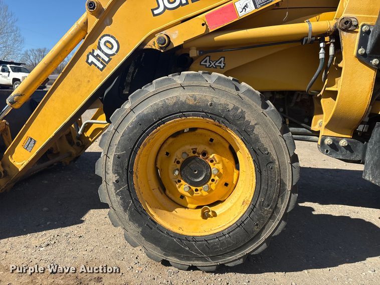 image for item EV2744 2008 John Deere 110 backhoe