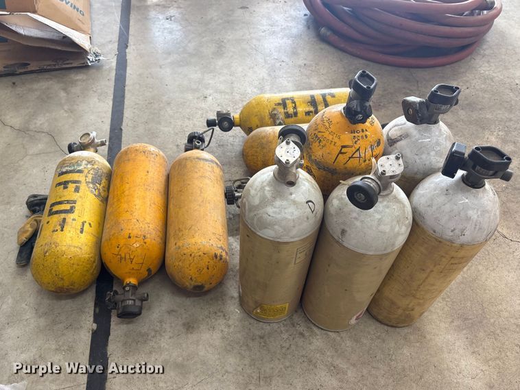 image for item EV2765 Approximately 11 oxygen tanks