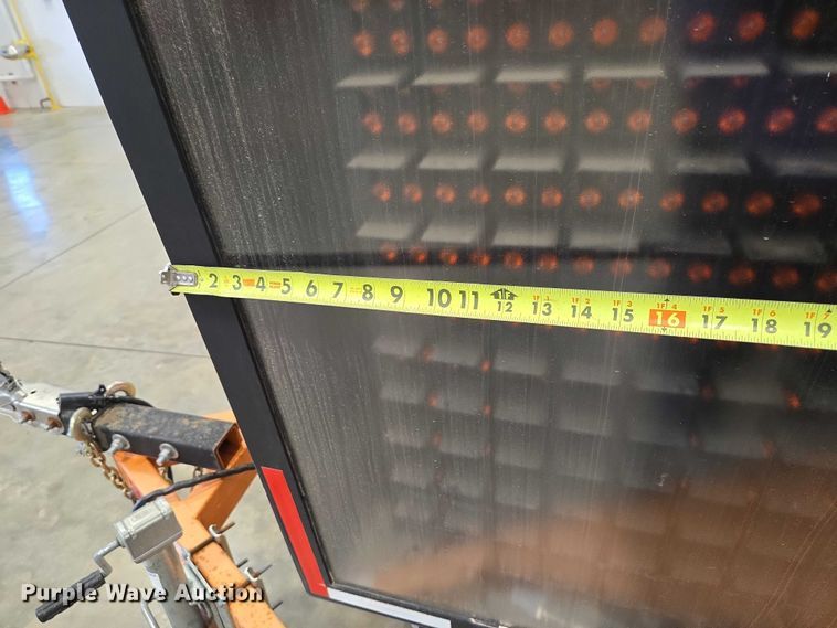 image for item EV5501 2015 Ver-Mac message board trailer