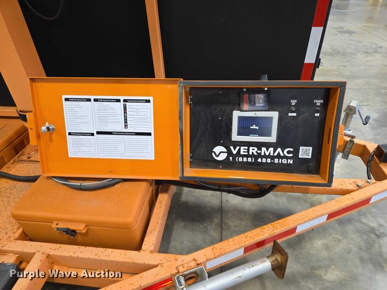 image for item EV5501 2015 Ver-Mac message board trailer