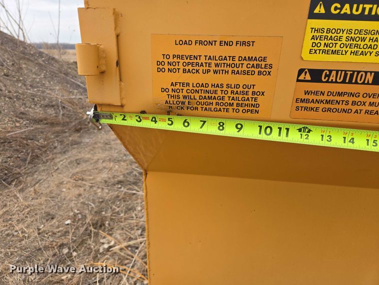 image for item EV5524 Fair Manufacturing dump truck bed