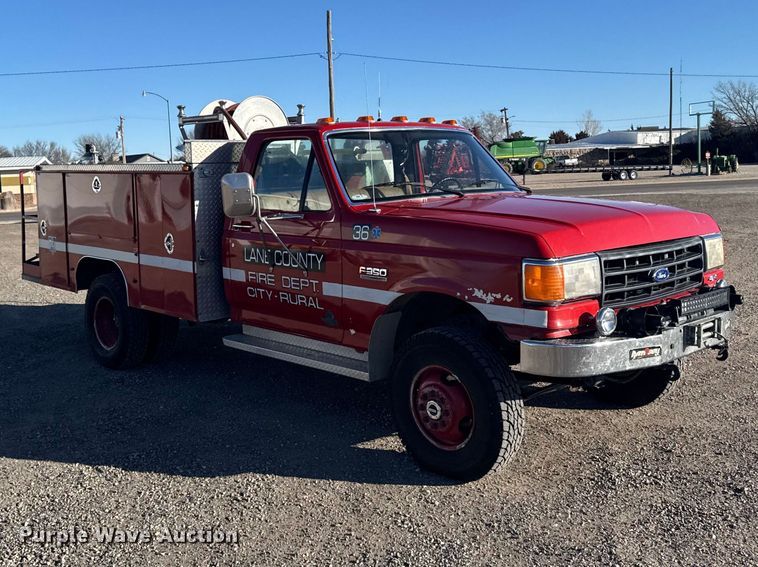 image for item FB0903 1987 Ford F350 brush fire truck