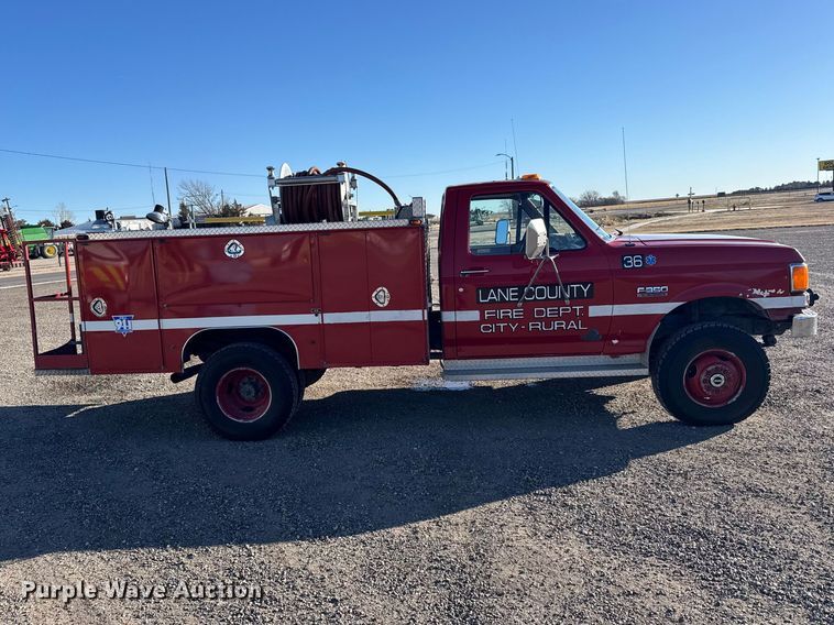 image for item FB0903 1987 Ford F350 brush fire truck