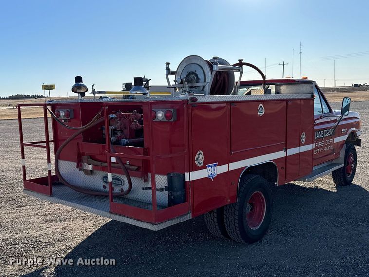 image for item FB0903 1987 Ford F350 brush fire truck