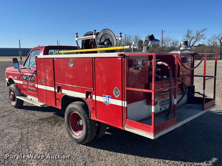 image for item FB0903 1987 Ford F350 brush fire truck