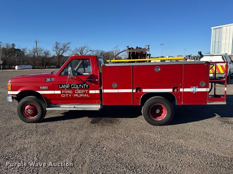 image for item FB0903 1987 Ford F350 brush fire truck