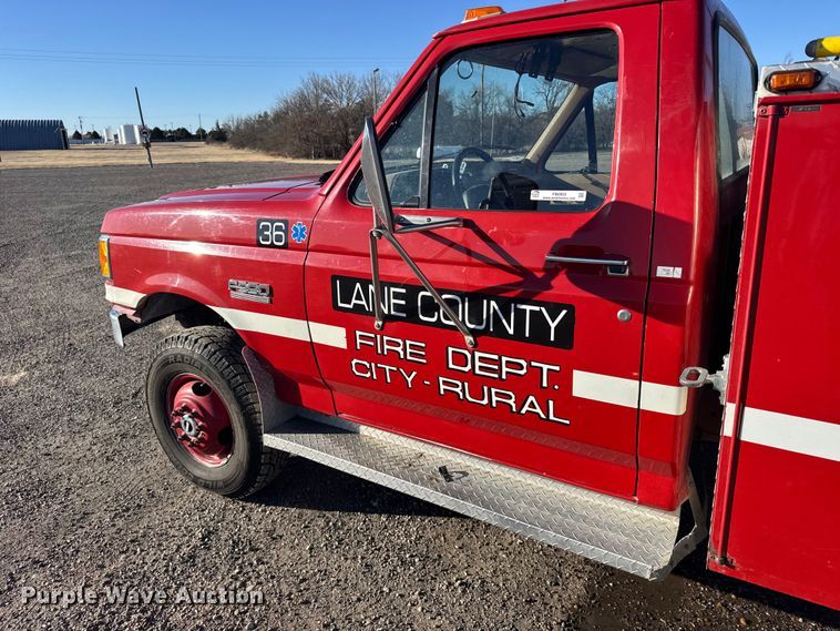image for item FB0903 1987 Ford F350 brush fire truck