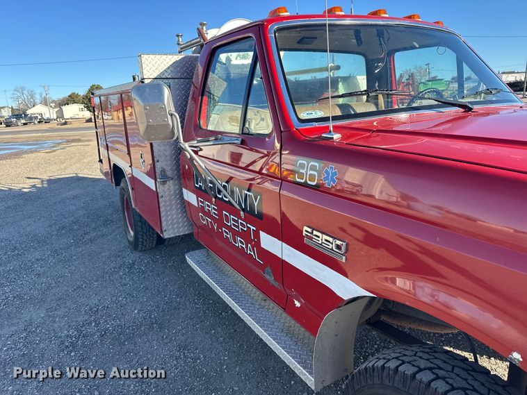 image for item FB0903 1987 Ford F350 brush fire truck