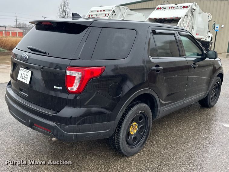 image for item FB0925 2018 Ford Explorer Police SUV