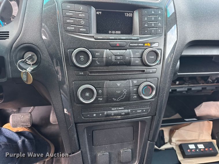 image for item FB0938 2016 Ford Explorer Police Interceptor SUV