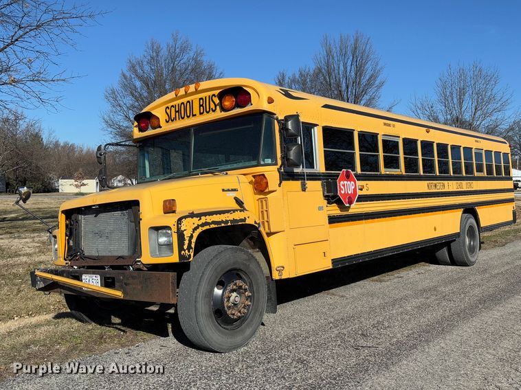 image for item FB3136 2001 Chevrolet Blue Bird school bus